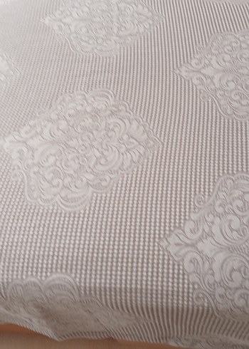 lila rengi Desenli cift kisilik pike Yatak Örtüsü - Görsel 3