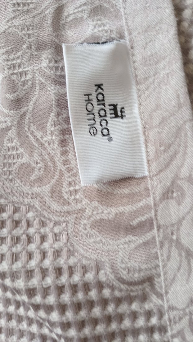 lila rengi Desenli cift kisilik pike Yatak Örtüsü - Görsel 4