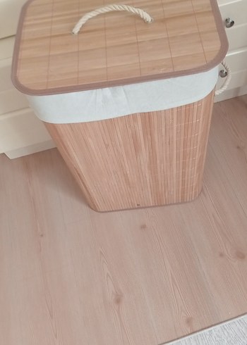 BAMBU KATLANABILIR KIRLI CAMASIR SEPETİ - Görsel 9