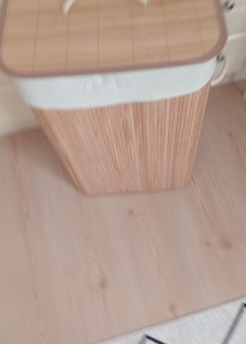 BAMBU KATLANABILIR KIRLI CAMASIR SEPETİ - Görsel 10