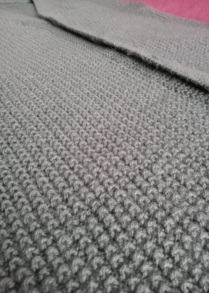 Örgü kadın yelek  - Görsel 2