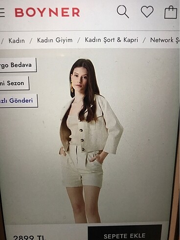 Network Kadın şort