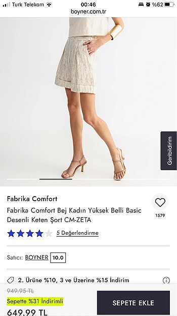Fabrika Fabrika şort