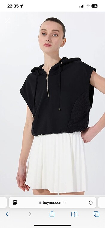 Siyah sweatshirt