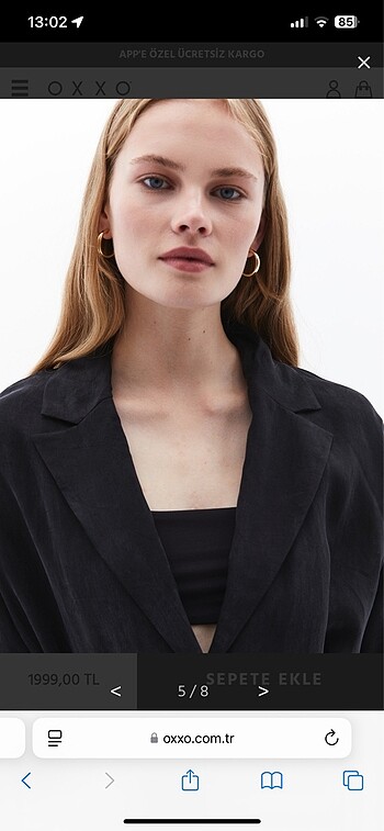 s Beden siyah Renk Blazer ceket