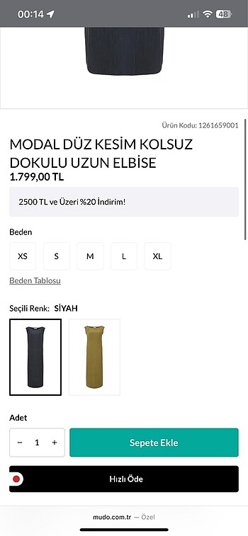 s Beden Uzun elbise