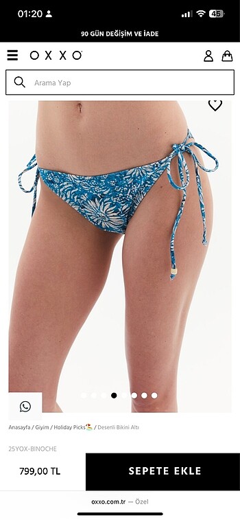 m Beden Bikini altı