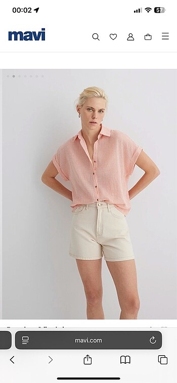 Mavi Jeans Pembe gömlek
