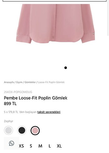 oxxo Pembe Düğmeli Uzun Kollu Kadın Gömlek