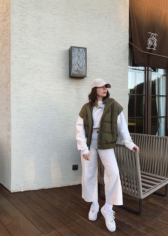 H&M Gabardin Pantolon - Görsel 3