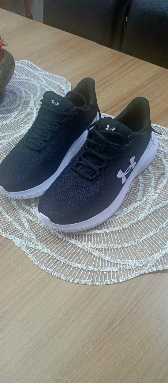 Erkek Siyah Beyaz Under Armour Koşu Ayakkabısı - Görsel 4