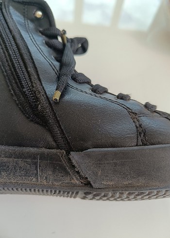 Gri kiz Çocuk Bağcıklı Kauçuk Bot - Görsel 5