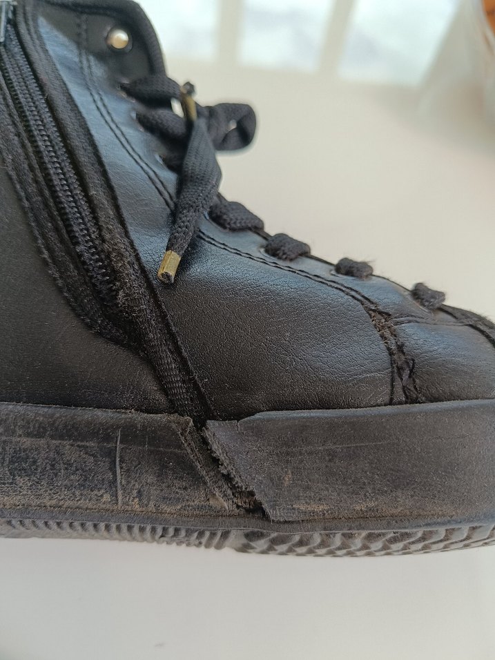 Gri kiz Çocuk Bağcıklı Kauçuk Bot - Görsel 5