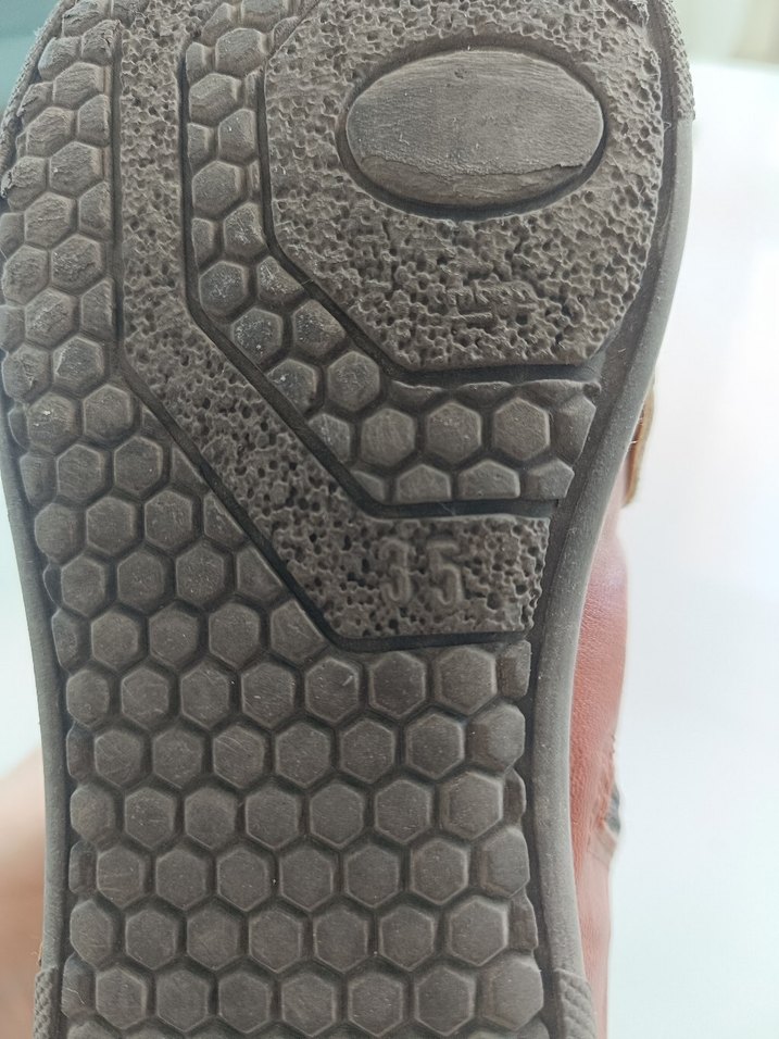 Kahverengi Deri Kadın Bot, Toka Detaylı, Dolgu Topuk - Görsel 3