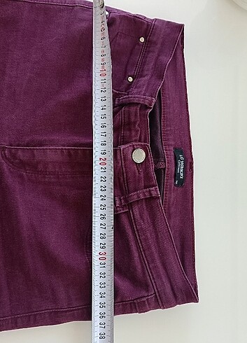 Bayan bordo pantolon  - Görsel 5