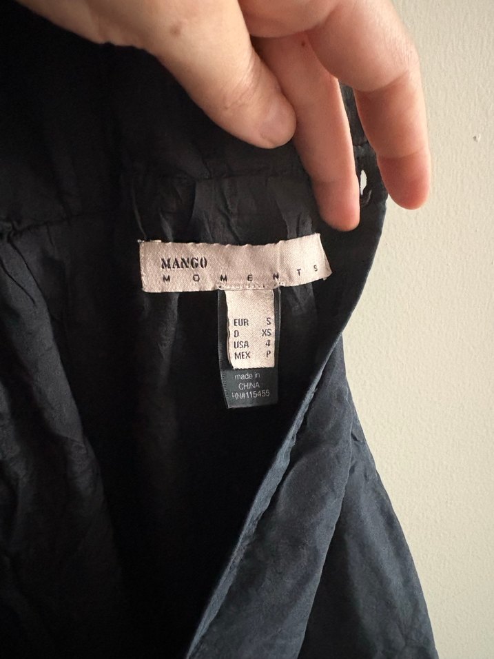 Kemer detaylı Siyah Kolsuz Elbise - Görsel 4