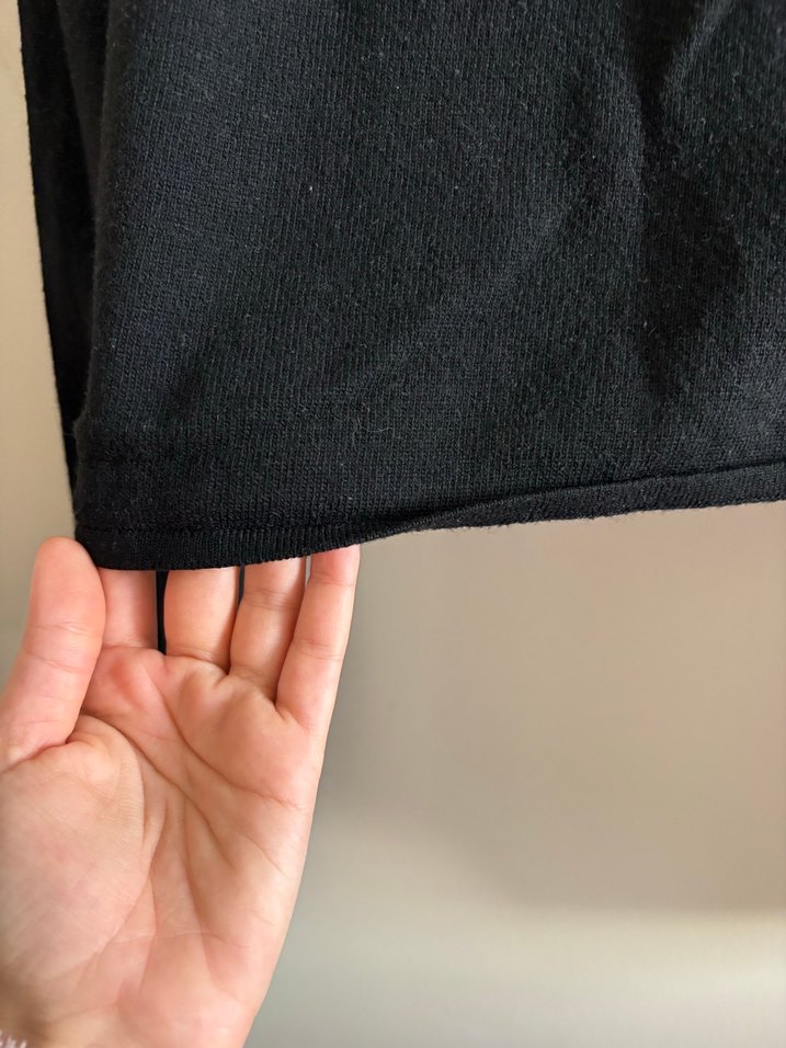 Siyah Kadın Crop triko - Görsel 4