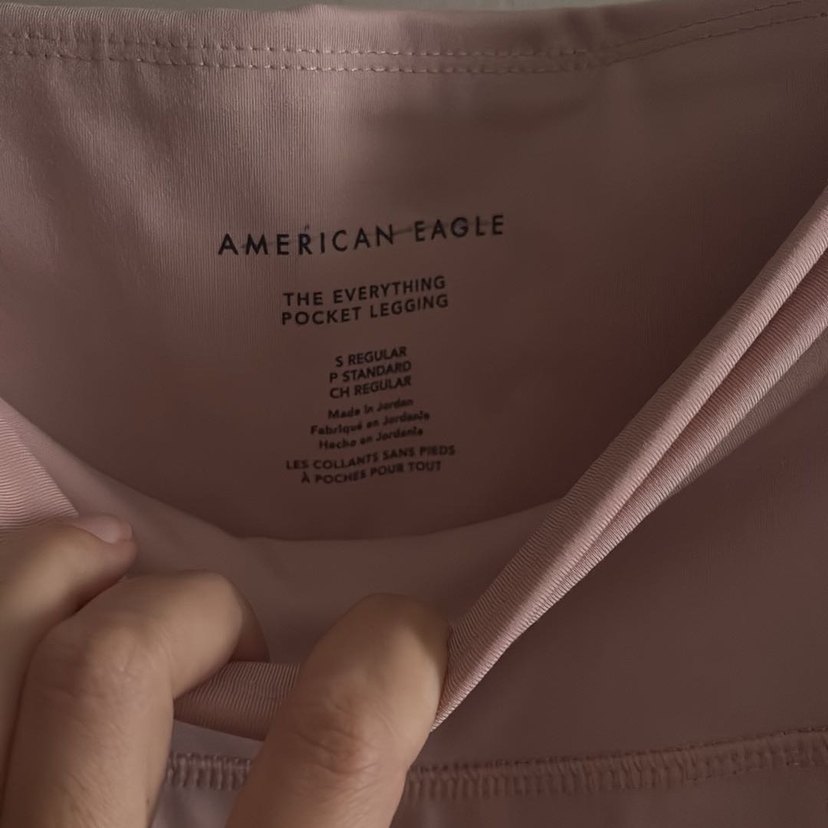 Pudra pembe Kadın Spor Tayt - Görsel 2