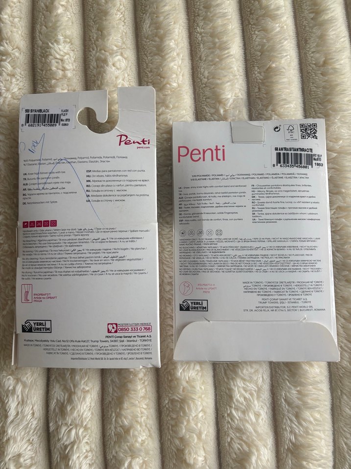 2li Penti Siyah Mini File ve diZaltı Çorap - Görsel 2