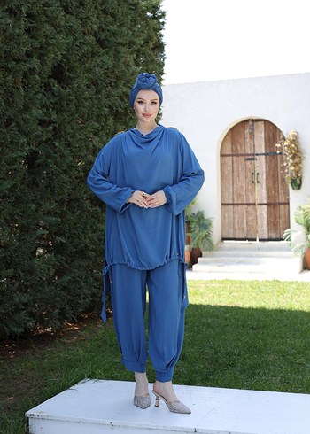 Uzun Kollu Salaş Tunik Takım - Görsel 6