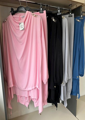 Uzun Kollu Salaş Tunik Takım - Görsel 11