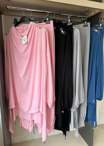 Uzun Kollu Salaş Tunik Takım - Görsel 10