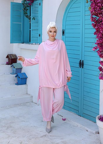 Uzun Kollu Salaş Tunik Takım - Görsel 2