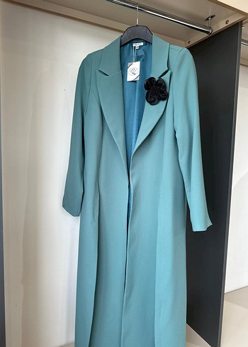 Uzun Kollu Kadın Ceket - Görsel 12