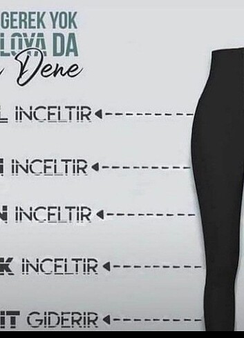 xl Beden siyah Renk Agraflı Termal Tayt