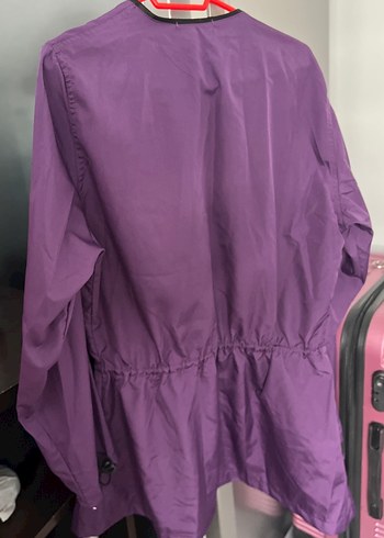 Mor Uzun Nakışlı Fermuarlı Haşema - Görsel 5