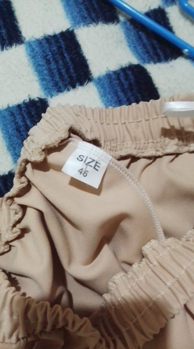 Bej Kadın Kumaş Pantolon Midi Boy - Görsel 3