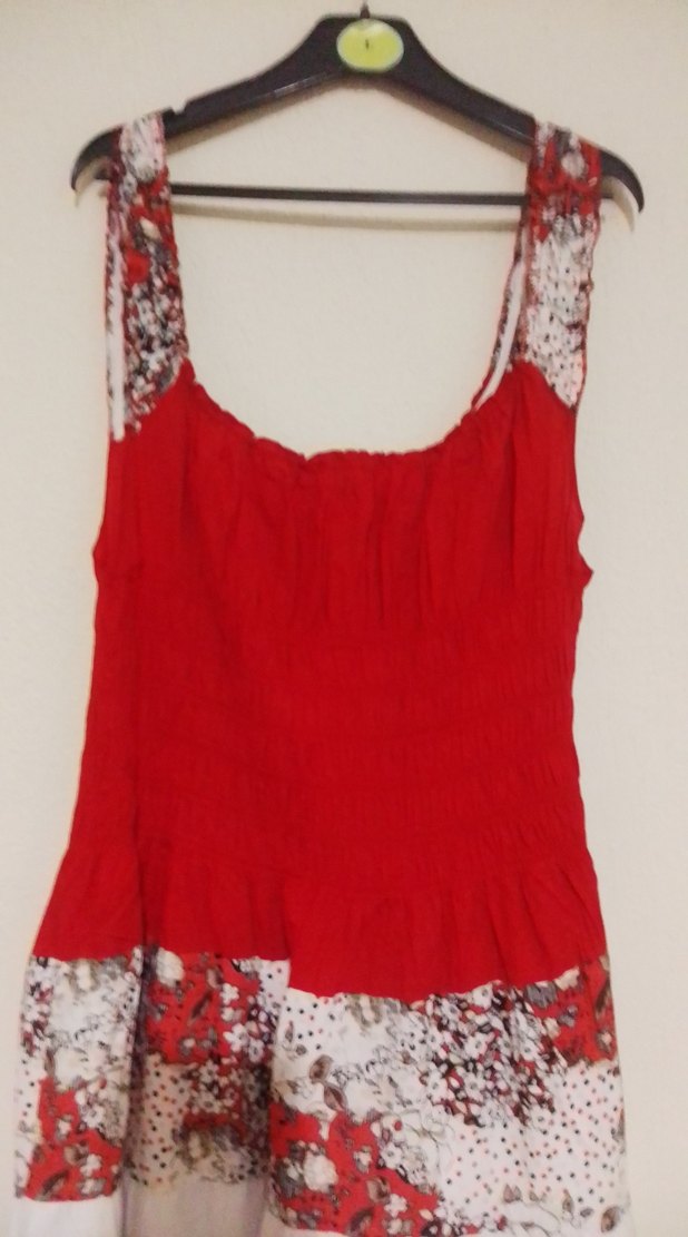 Kırmızı Bohem Uzun Elbise - Görsel 3