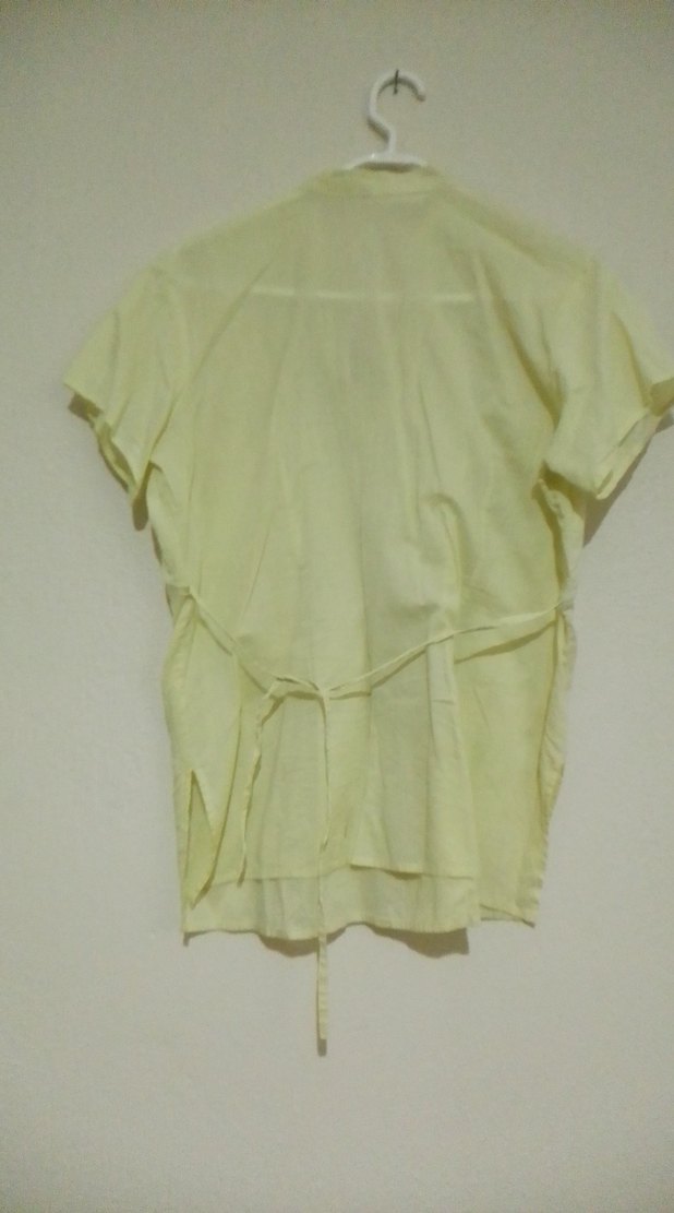 Boncuk İşlemeli Bej Bohem Bluz - Görsel 2