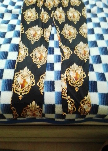 Bohem Desenli Kadın Uzun Pantolon - Görsel 2