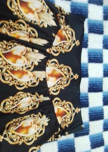 Bohem Desenli Kadın Uzun Pantolon - Görsel 3