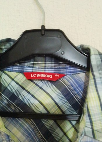 Mavi Pastel Renkli Kısa Kollu Kadın Gömlek - Görsel 2