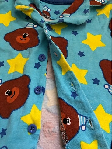 18-24 Ay Beden mavi Renk Hey duggie pijama takım