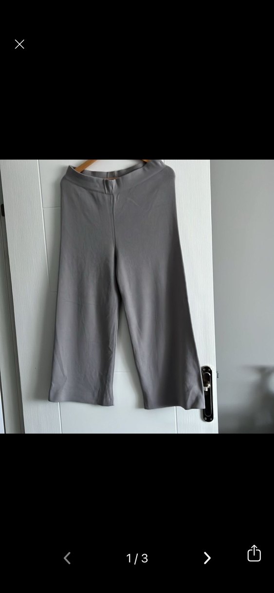 LC Waikiki Gri Triko Kadın Pantolon - Görsel 3