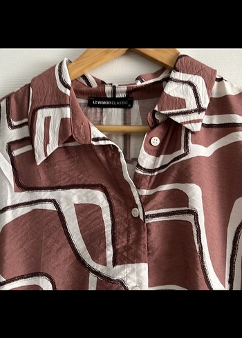 Mercan renk Bağcıklı  Tunik - Görsel 4