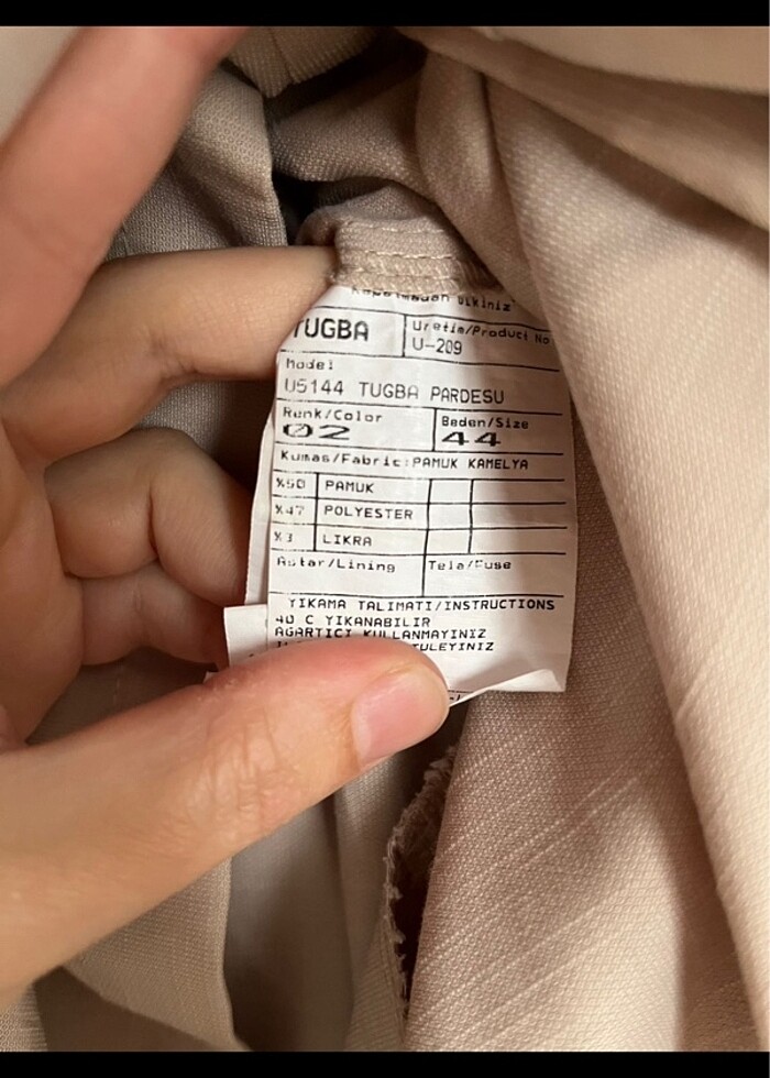 Tuğba pardesü - Görsel 3