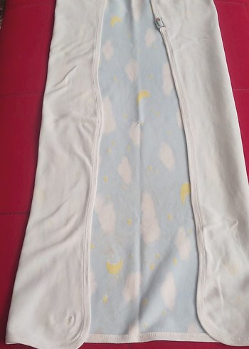 Bebek battaniyesi Pastel Bulut Desenli - Görsel 2