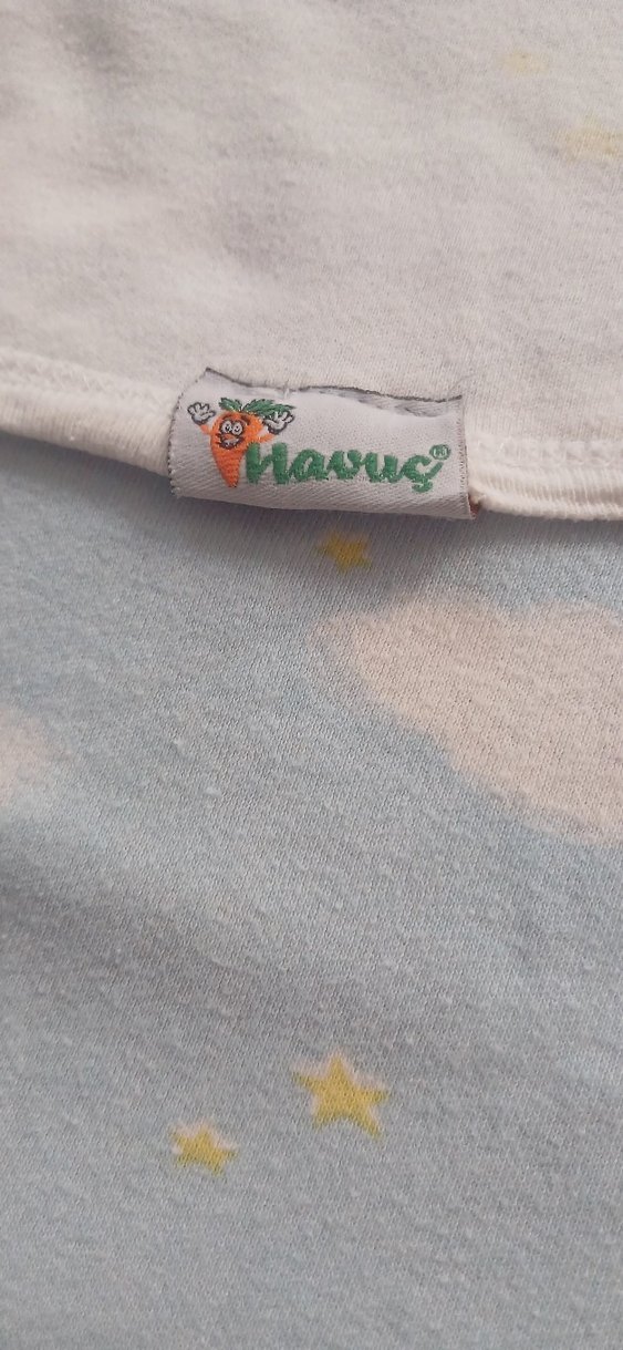 Bebek battaniyesi Pastel Bulut Desenli - Görsel 3