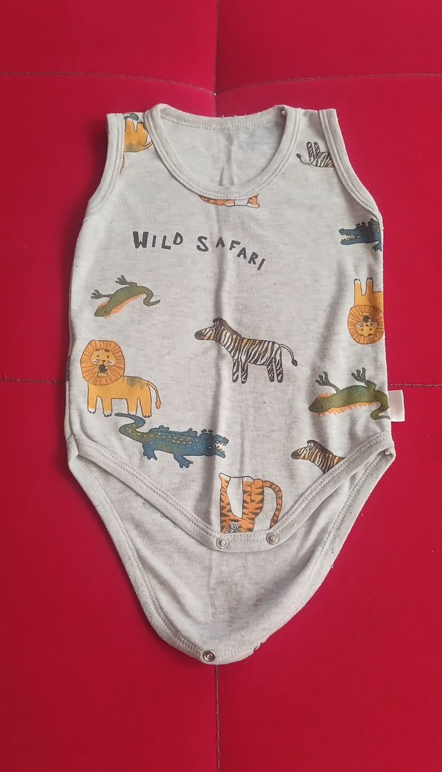 3 adet hello baby Bebek Askılı Body - Görsel 2