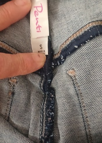Lacivert  Midi Boy Denim Pantolon - Görsel 3