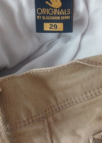 Bej Keten Erkek Pantolon - Görsel 3