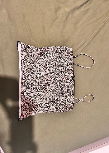 Leopar Desenli Mini Büstiyer
