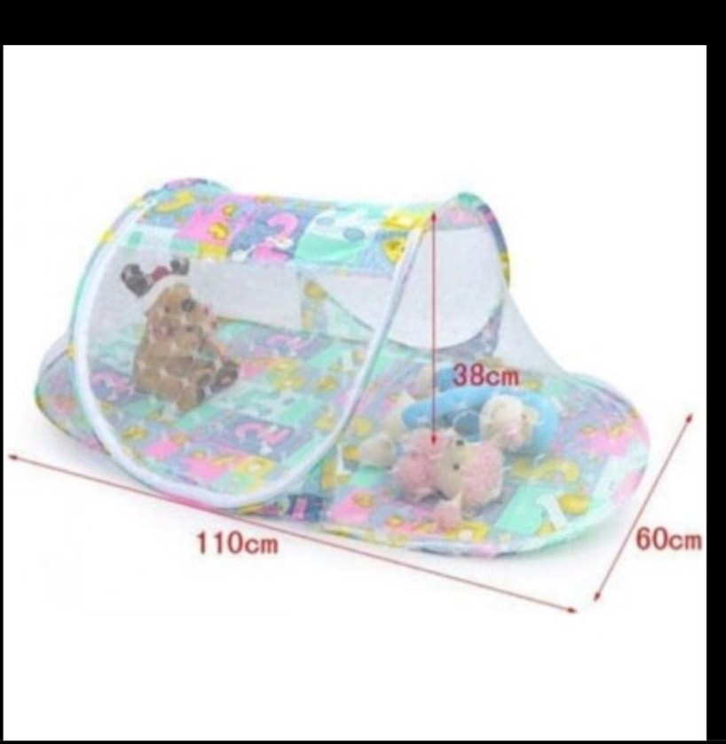 Çiçek Desenli Bebek Uyku Filesi - Görsel 3