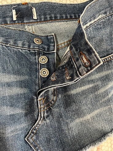 l Beden y2k denim mini etek