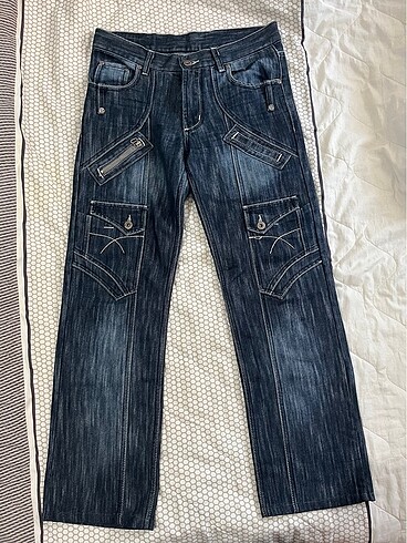 s Beden lacivert Renk y2k vintage pantolon