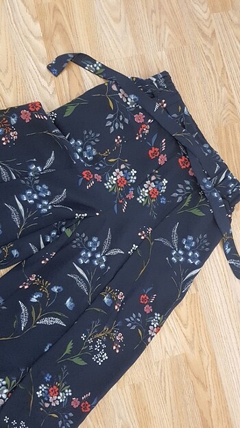 xs Beden Yırtmaçlı bol pantolon